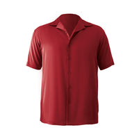 Burgundy Satin London Shirt