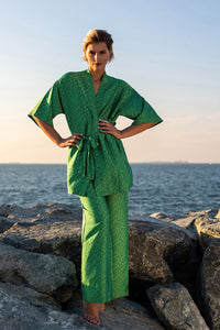 Dragonscale Satin Robe