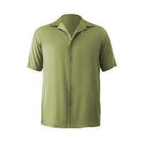 Olive Satin London Shirt