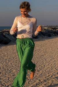 Dragonscale Satin Sahara Trousers