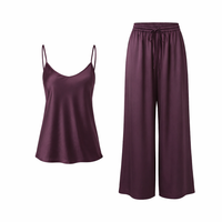 Beetroot Viscose Camilla Set