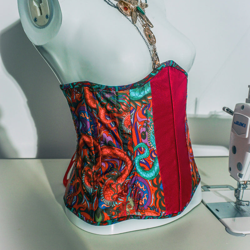 One Of A Kind Crimson Fantasy Corset