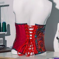 One Of A Kind Crimson Fantasy Corset