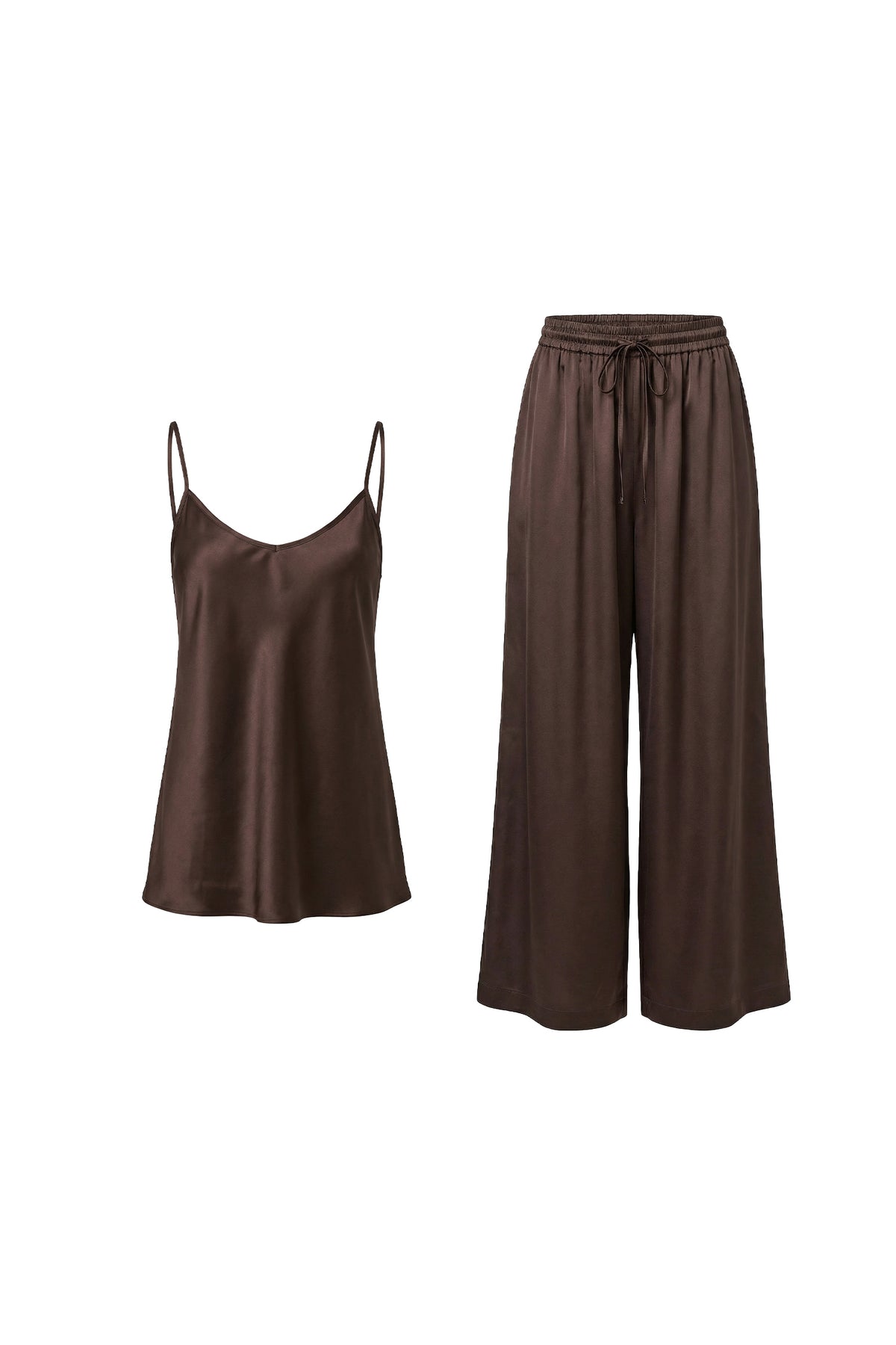Chocolate Viscose Camilla Set