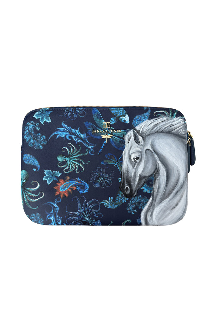 Old Money Laptop Bag Hand Painted