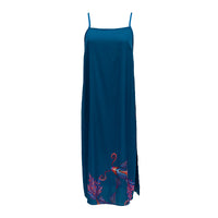 Blue Koi Fish Satin Linda Cami Top