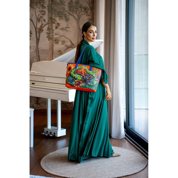 Garden of Eve Orange Tote Bag