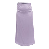 Lavender Satin Evelyn Skirt