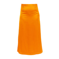 Orange Satin Evelyn Skirt