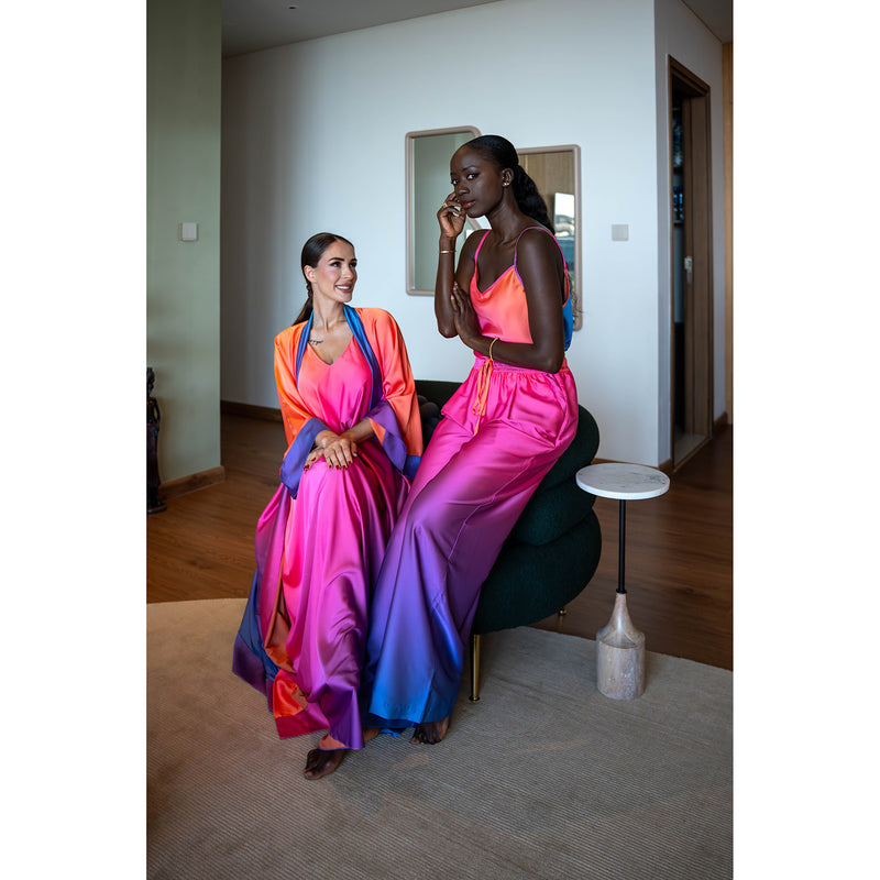 Boston Satin Abaya Kaftan