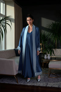 Ocean Mist Satin Mariella Dress