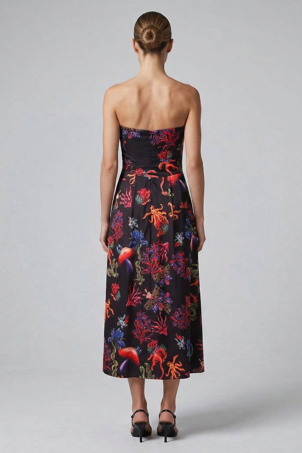 Psycho Mushrooms Strapless Dress