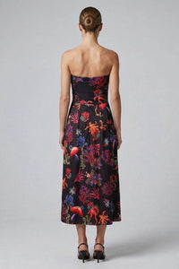 Psycho Mushrooms Strapless Dress
