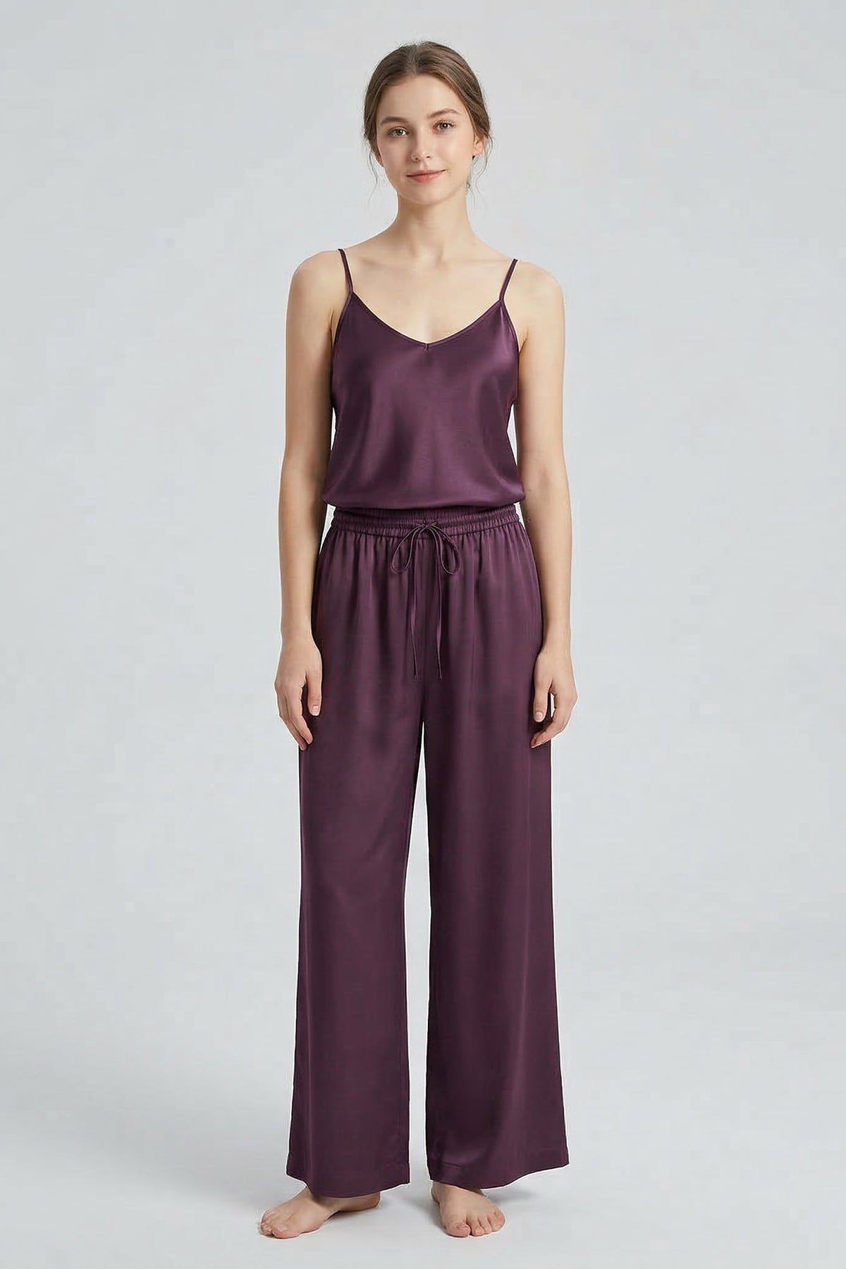 Beetroot Viscose Camilla Set