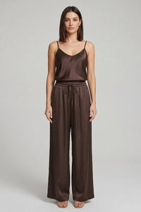 Chocolate Viscose Camilla Set